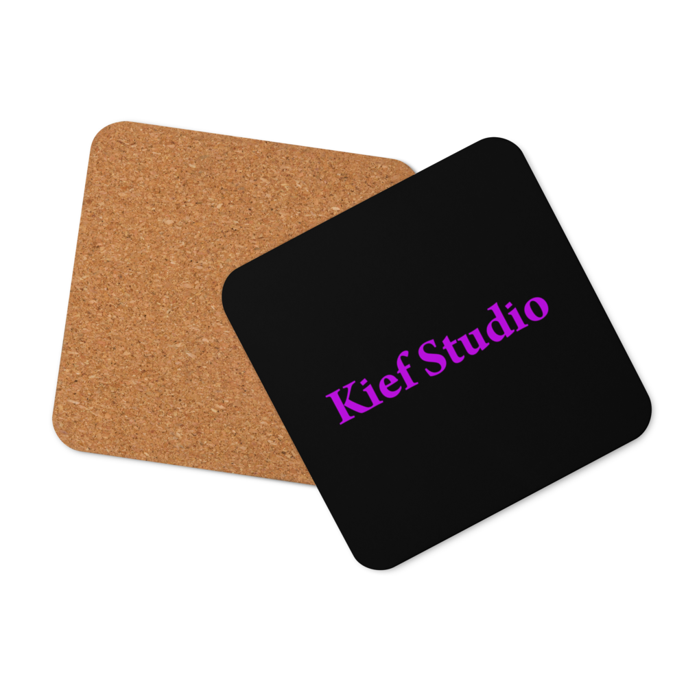 Kief Studio Cork-Back Coaster - The Ultimate Office Superhero