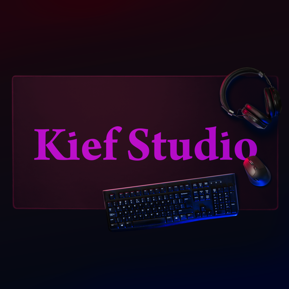 The Ultimate Gaming Mousepad for Serious Gamers from Kief Studio